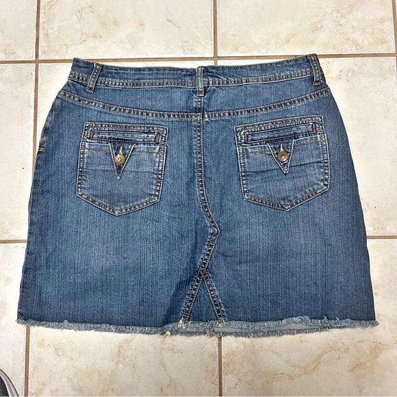 LA Blues Denim Skirt Size 14 - Picture 2 of 4